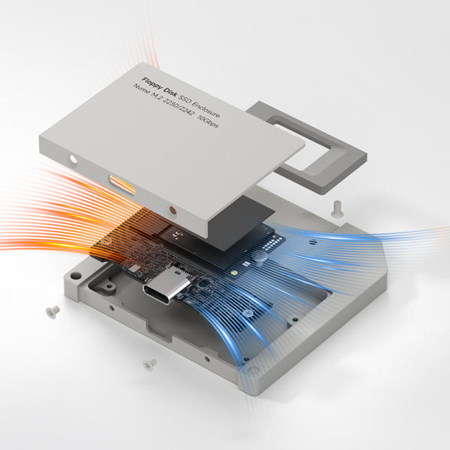 Floppy Disk Style SSD Enclosure