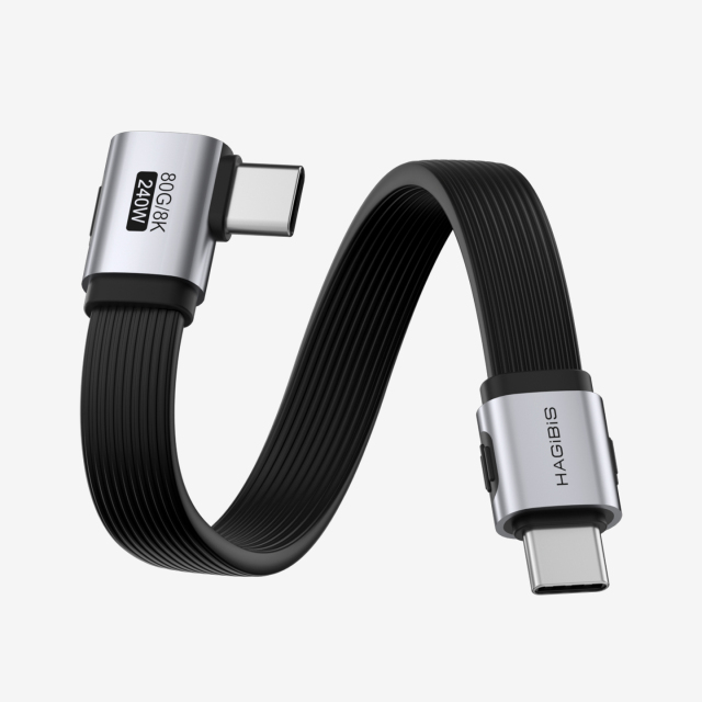 Side 90 Degree USB4 Cable