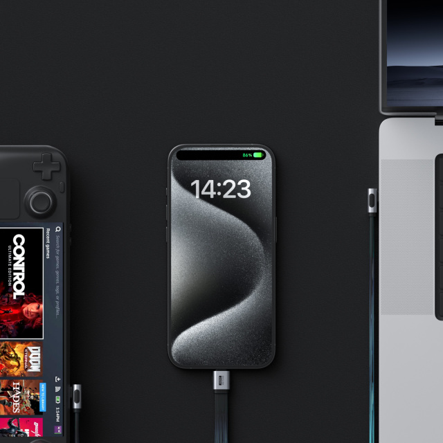 Vertical 90 Degree USB4 Cable