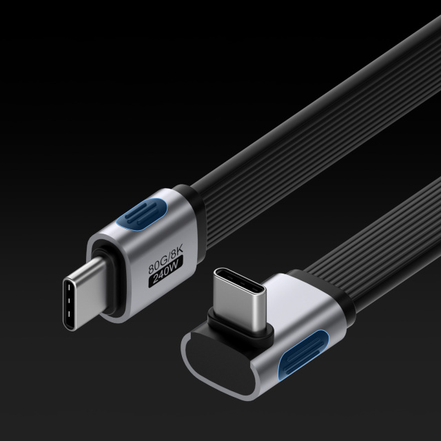 Middle 90 Degree USB4 Cable