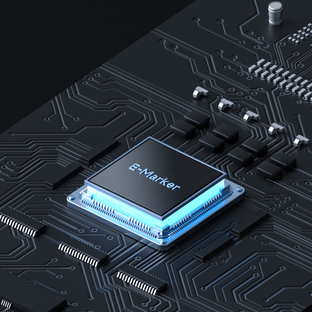 Middle 90 Degree USB4 Cable