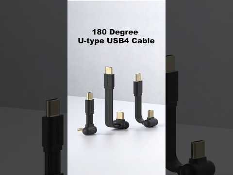 180 Degree U-type USB4 Cable