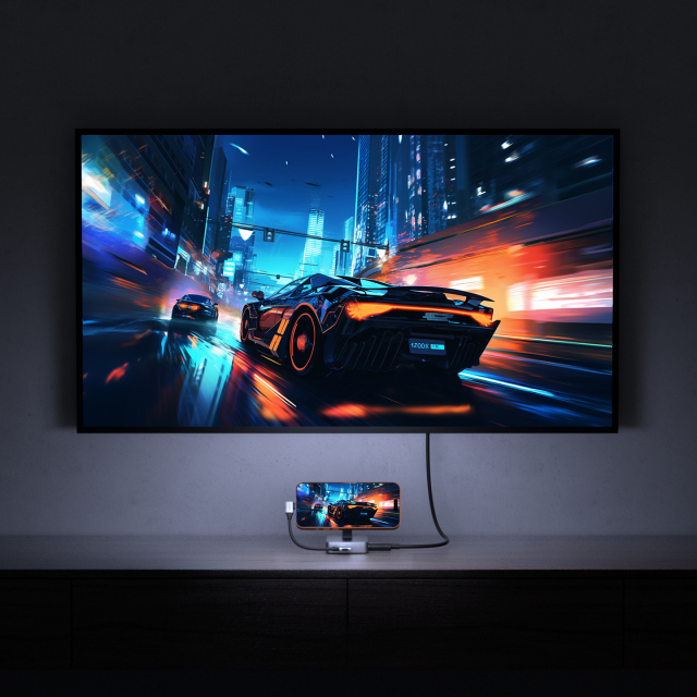 USB-C Hub with Magnetic Stand