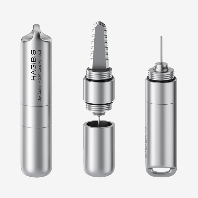 SIM Card Ejector with Box Cutter