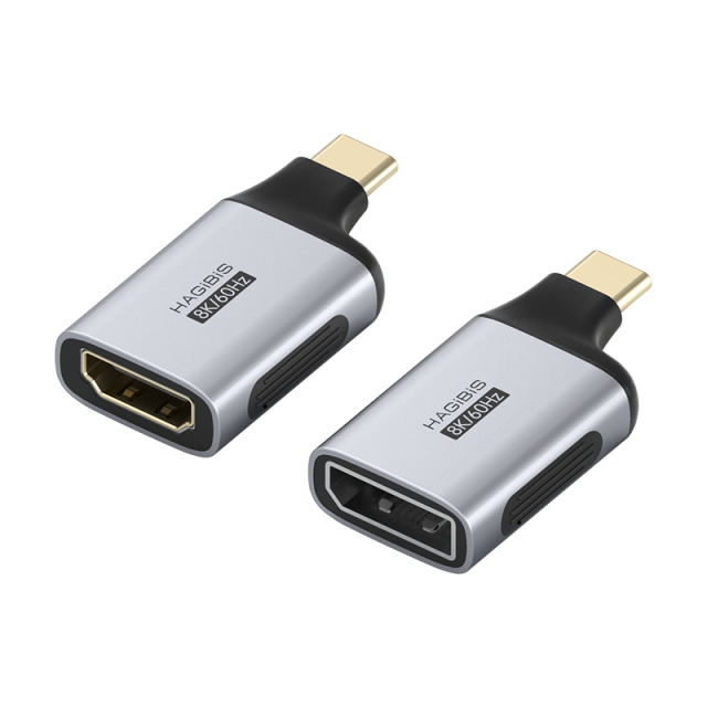 USB-C to DisplayPort 1.4 / HDMI 2.1 Adapter
