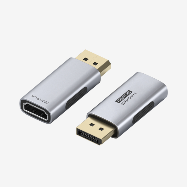 Female USB-C to Male DisplayPort 1.4 / HDMI 2.1 Adapter