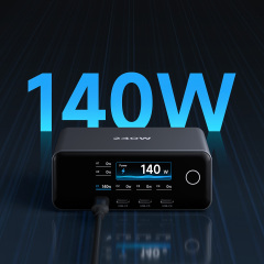 Display Screen 240w GaN Charger