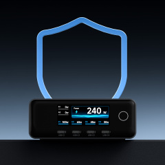 Display Screen 240w GaN Charger
