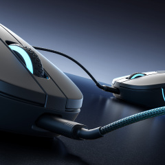 Ultra Flexible Paracord Mouse Cable