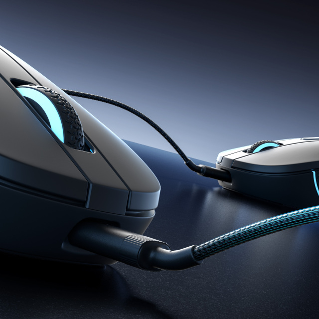 Ultra Flexible Paracord Mouse Cable