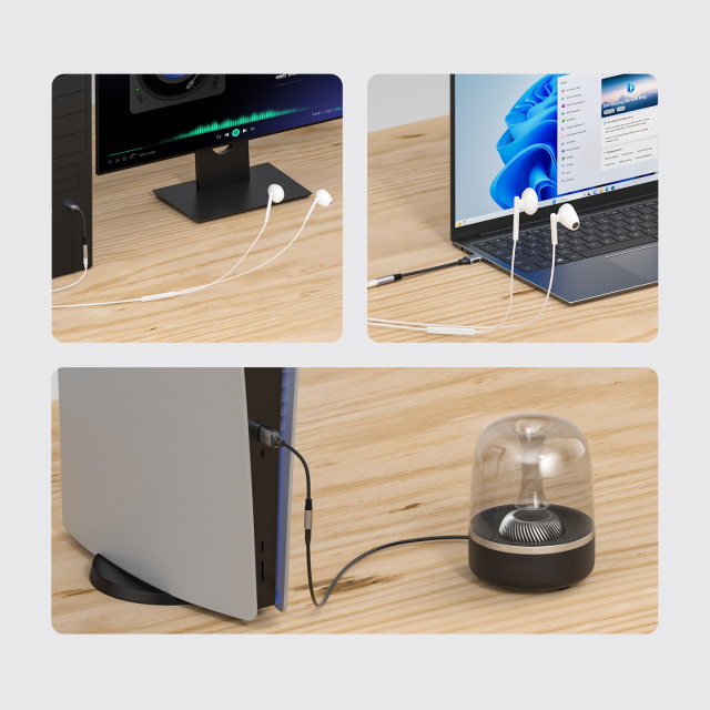 USB to 3.5mm Jack Adapter