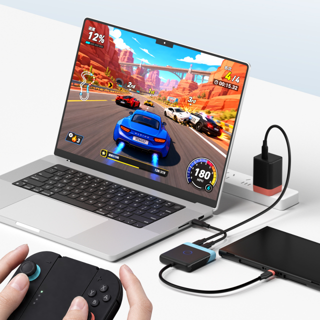 Video Capture Card with Switch Dock