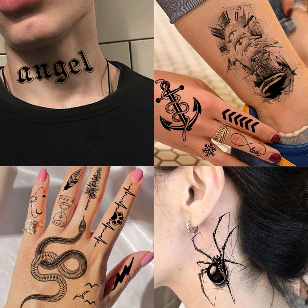 76 Sheets Realistic Dragon Temporary Tattoos For Men Women Adults Legs, Imperial Chinese Loong Half Arm Sleeve Fake Tattoo Stickers, 3D Black Halloween Long Lasting Temp Bulk Greek Mythology Tattoo