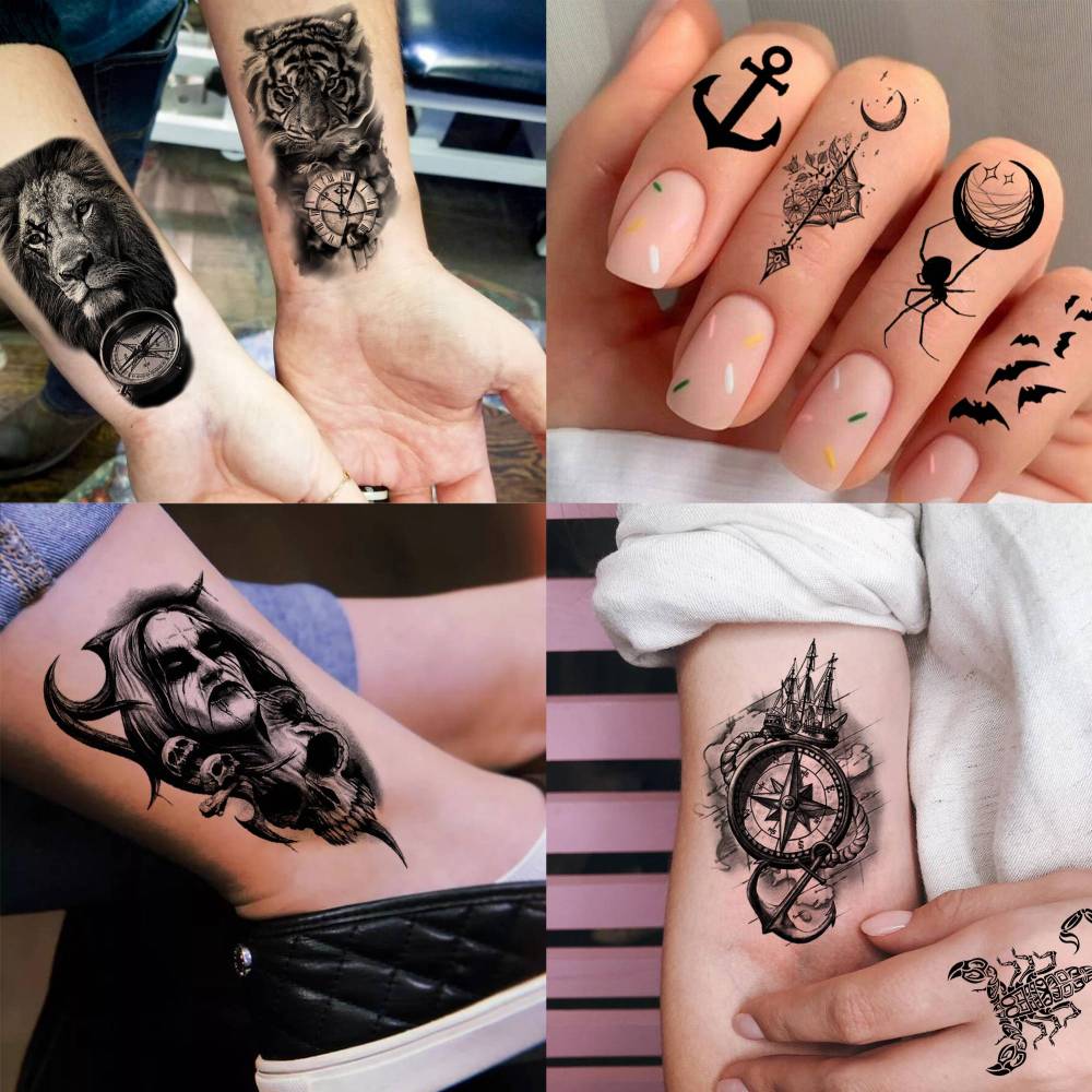 74 Sheets Jesus Christ Temporary Tattoos For Women Men, Half Arm Large Religious God Christian Lion Cross Fake Tattoos Adults, Bulk Realistic Angels Virgin Mary Tattoos Stickers Faith Peace