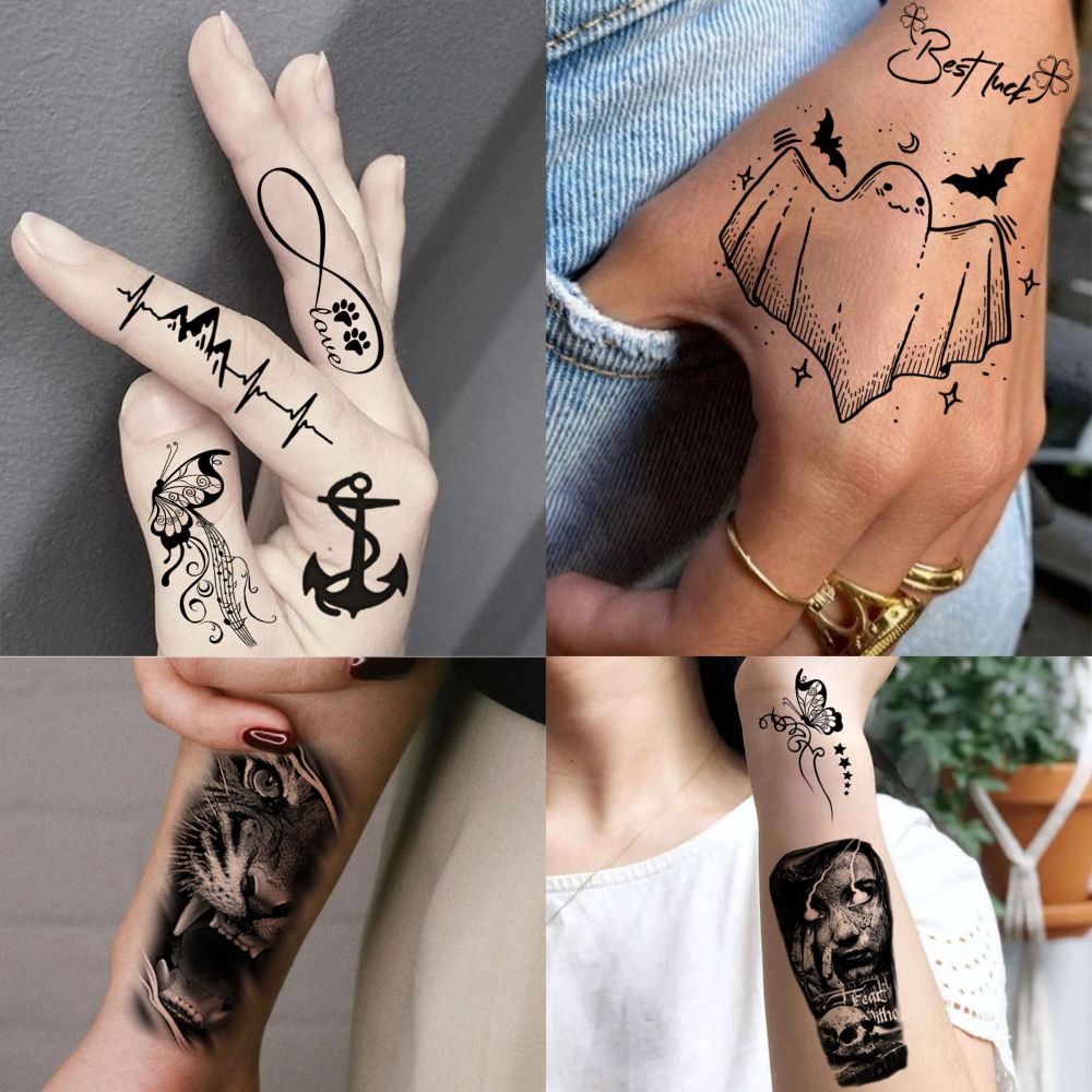 74 Sheets Chicano Jesus Christ God Temporary Tattoos For Men Women Adults Arm Cholo, Guadalupe Half Arm Sleeve Fake Tattoo Sticker Mexico West Coast Culture, Temp Chicana Prison Halloween Tattoo Chola