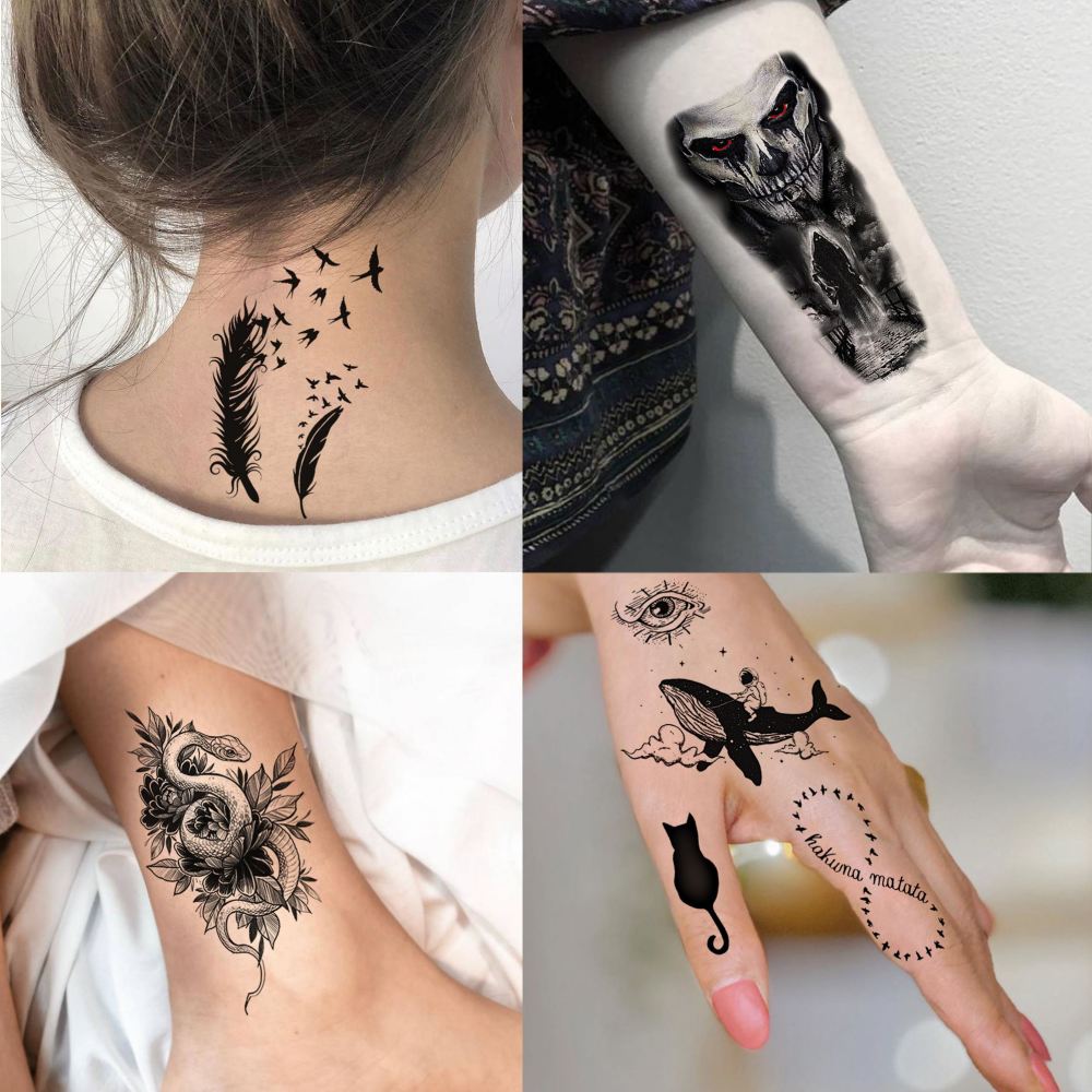 73 Sheets God Jesus Christ Temporary Tattoos For Men Adults, Religious Cross Prayer Half Arm Sleeve Tattoos For Women Rose Flower, Temp Christian Faith Belief Family Fake Tattoo Stickers Halloween