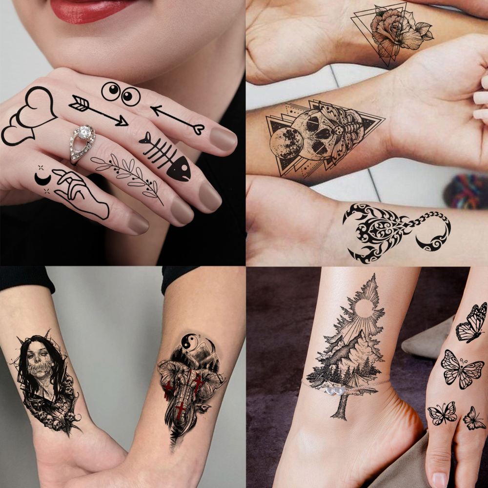 73 Sheets God Jesus Christ Temporary Tattoos For Men Adults, Religious Cross Prayer Half Arm Sleeve Tattoos For Women Rose Flower, Temp Christian Faith Belief Family Fake Tattoo Stickers Halloween