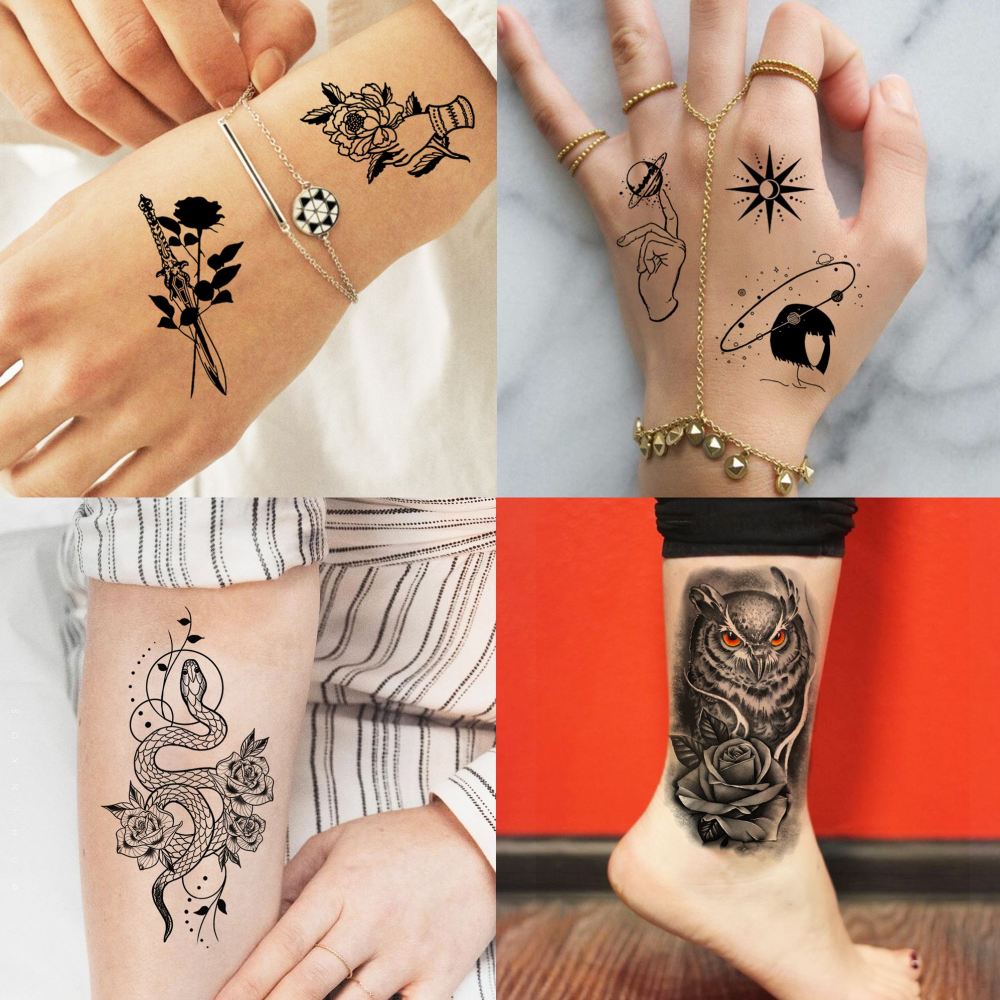 70 Sheets Halloween Chicano Temporary Tattoos For Women Men Adults Cholo Chola, Gothic Mexican Culture Chicana Tattoo Stickers, Religion Gangster Prison Inmate Lowriders Fake Tattoo Joker Day of Dead