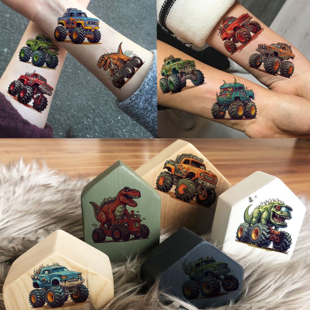 50 PCS Watercolor Cute Animals Temporary Tattoo for Kids Girls Boys, Long Lasting Temp Bulk Waterproof Fake Tattoo Stickers Body Face Arm, Birthday Party Favor Supply Gifts Basket Goodie Bags Stuffers