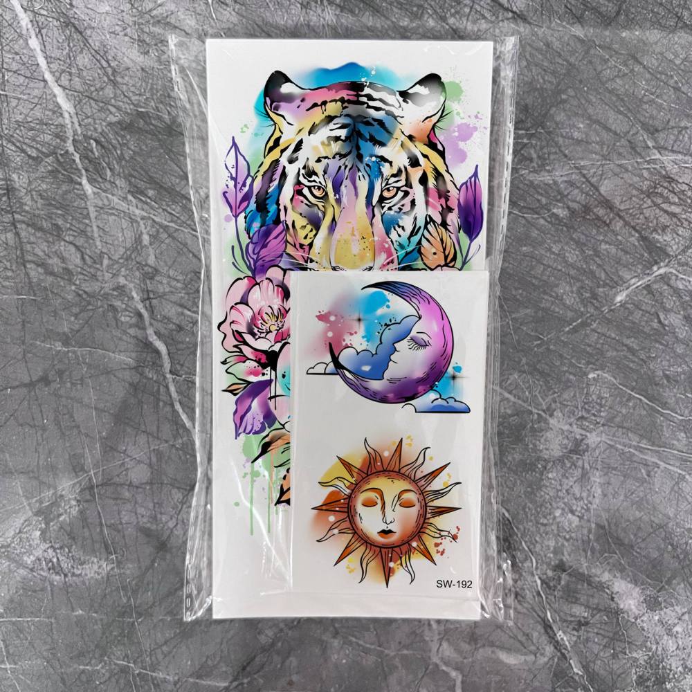 67 Sheets Watercolor Rose Flower Temporary Tattoos For Women Girls, 12 Sheets Colorful Arm Sleeve Tattoos For Adults Floral Snake Tiger, 53 Sheets Groovy Small Semi Permanent Fake Tattoos Kids
