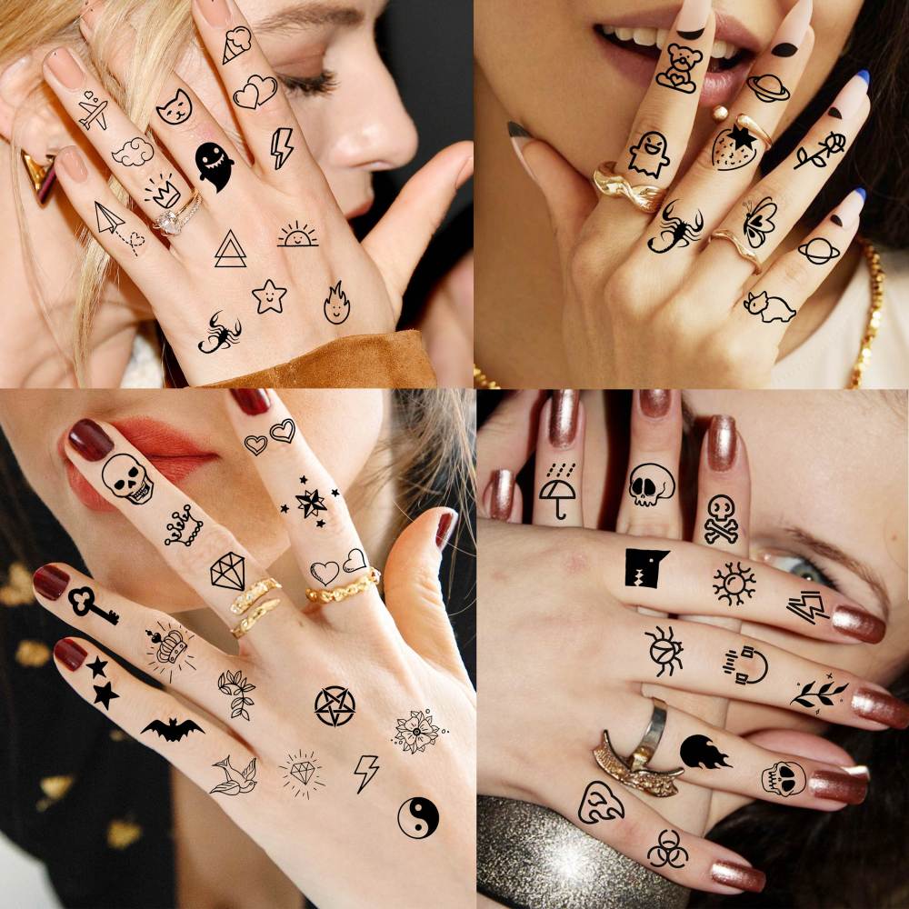 33 Sheets Outer Space Temporary Tattoos for Kids Boys Girl Women Men Adults Children, Geometry Astronaut Universe Fake Tattoo Star Moon Solar Syetem