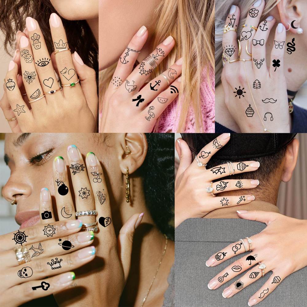 33 Sheets Outer Space Temporary Tattoos for Kids Boys Girl Women Men Adults Children, Geometry Astronaut Universe Fake Tattoo Star Moon Solar Syetem