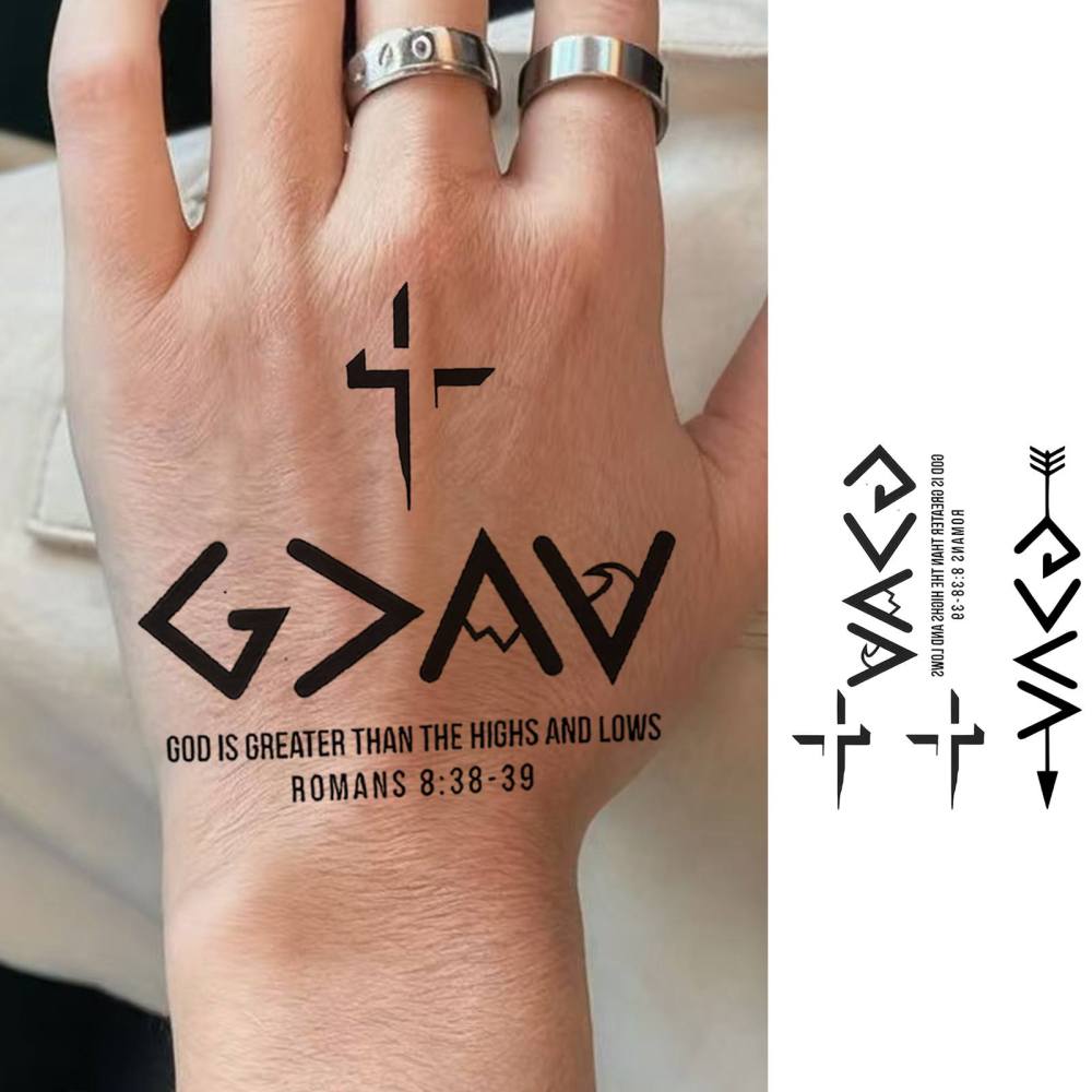 1 Sheet Arrow Temporary Tattoos For Women Men Adults Hands Finger Foot Neck Clavicle Legs Thigh Forearm Shank Arm Body Art Makeup, Semi Permanent Temp Fake Tattoo Stickers Waterproof Long Lasting Realistic Tatoos For Festival Party Accessory