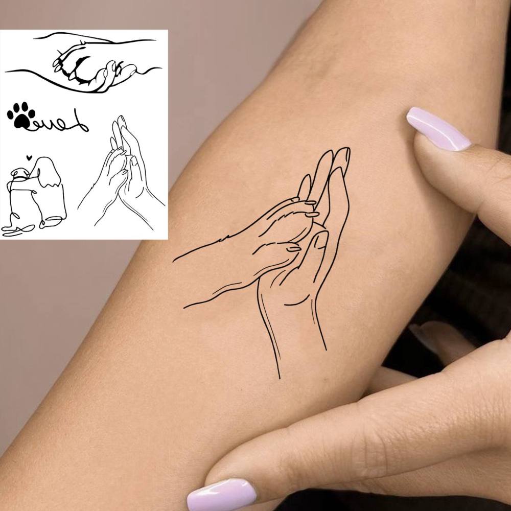 1 Sheet Y2k Family Temporary Tattoos For Women Men Adults Hands Finger Foot Neck Clavicle Legs Thigh Forearm Shank Arm Body Art Makeup, Semi Permanent Temp Fake Tattoo Stickers Waterproof Long Lasting Realistic Tatoos For Festival Party Accessory