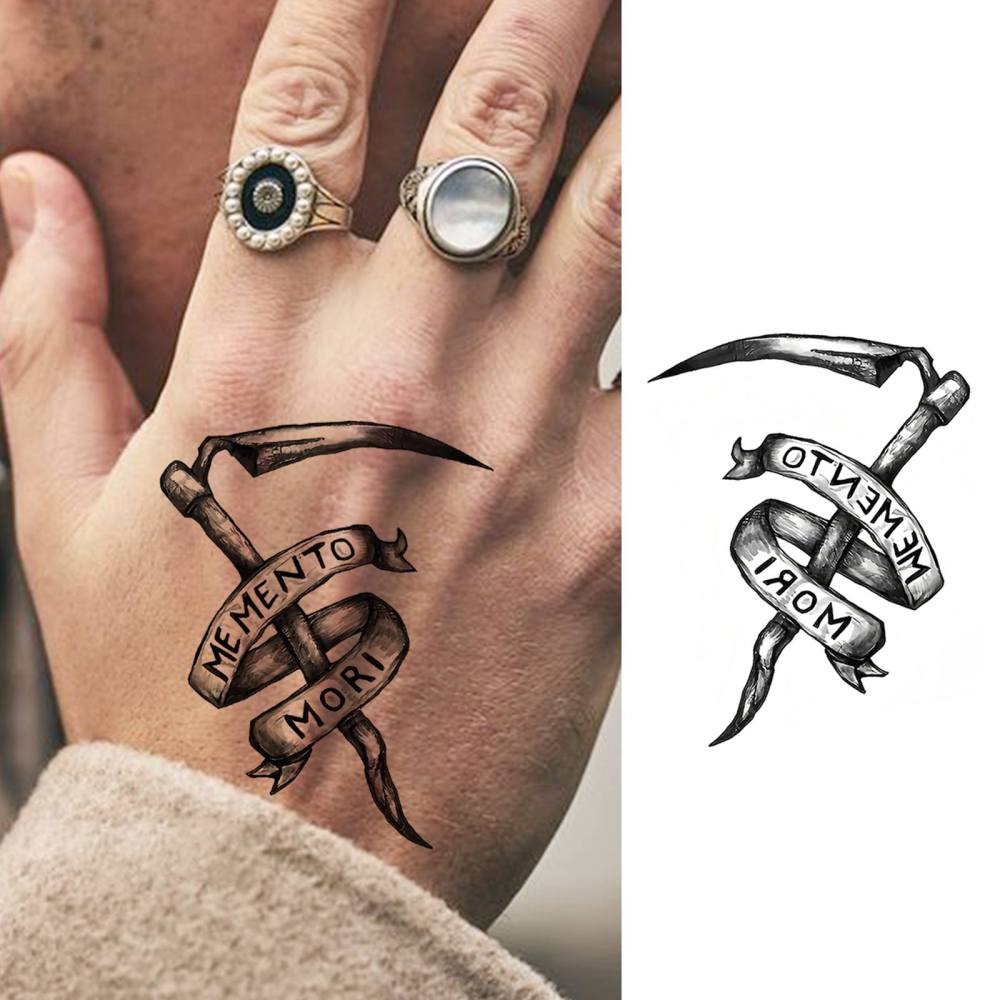 1 Sheet Y2k Sword Temporary Tattoos For Women Men Adults Hands Finger Foot Neck Clavicle Legs Thigh Forearm Shank Arm Body Art Makeup, Semi Permanent Temp Fake Tattoo Stickers Waterproof Long Lasting Realistic Tatoos For Festival Party Accessory