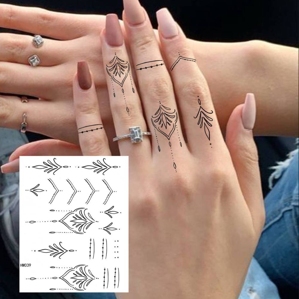 1 Sheet Y2k lotus Temporary Tattoos For Women Men Adults Hands Finger Foot Neck Clavicle Legs Thigh Forearm Shank Arm Body Art Makeup, Semi Permanent Temp Fake Tattoo Stickers Waterproof Long Lasting Realistic Tatoos For Festival Party Accessory