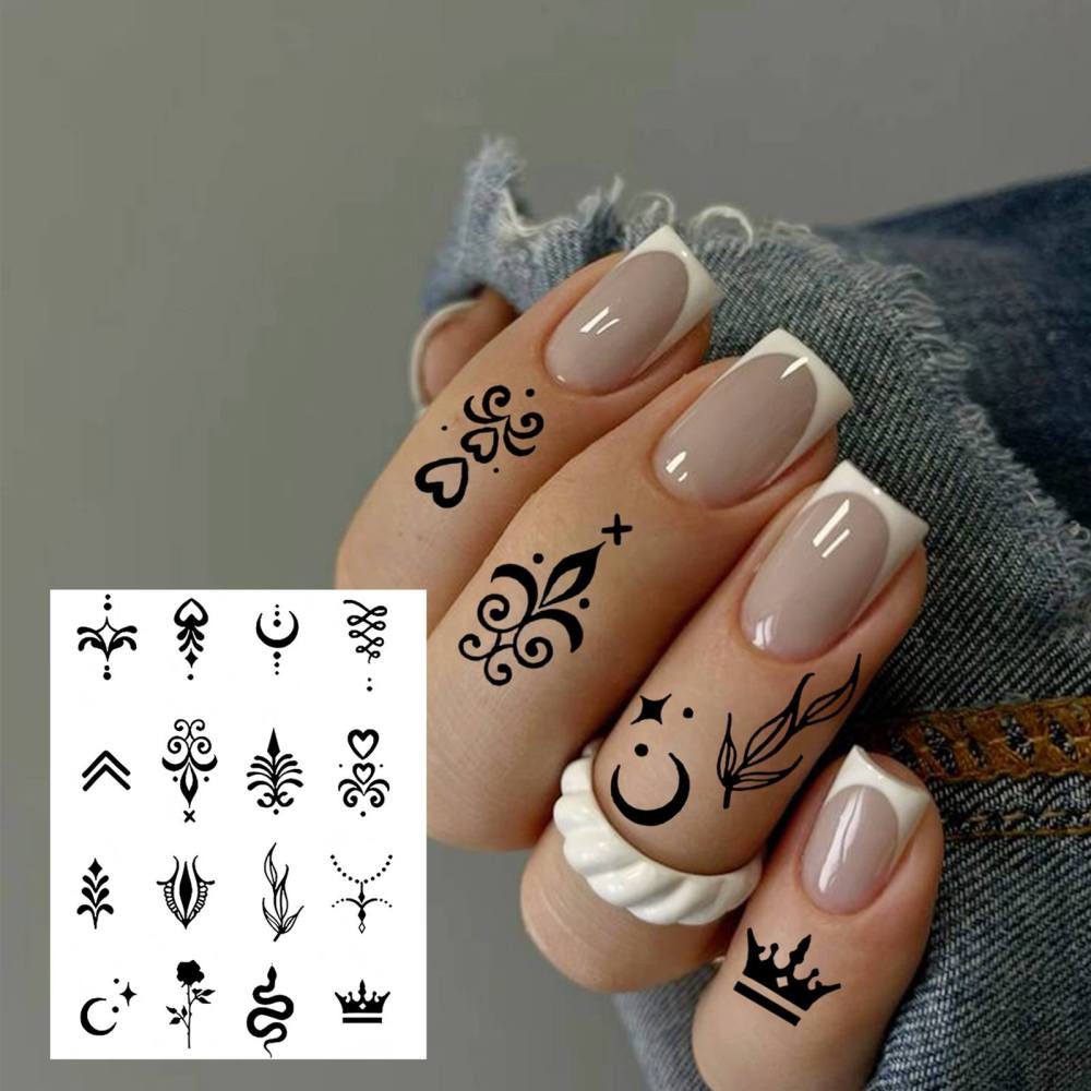1 Sheet Y2k Lotus Temporary Tattoos For Women Men Adults Hands Finger Foot Neck Clavicle Legs Thigh Forearm Shank Arm Body Art Makeup, Semi Permanent Temp Fake Tattoo Stickers Waterproof Long Lasting Realistic Tatoos For Festival Party Accessory