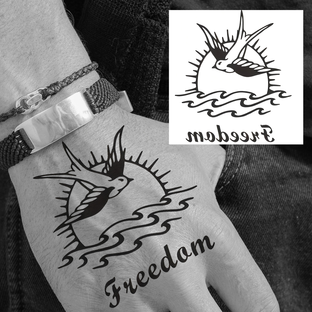 1 Sheet Birds Temporary Tattoos For Women Men Adults Hands Finger Foot Neck Clavicle Legs Forearm Shank Arm Body Art Makeup, Semi Permanent Temp Fake Tattoo Stickers Waterproof Long Lasting Realistic Tatoos For Festival Party Accessory