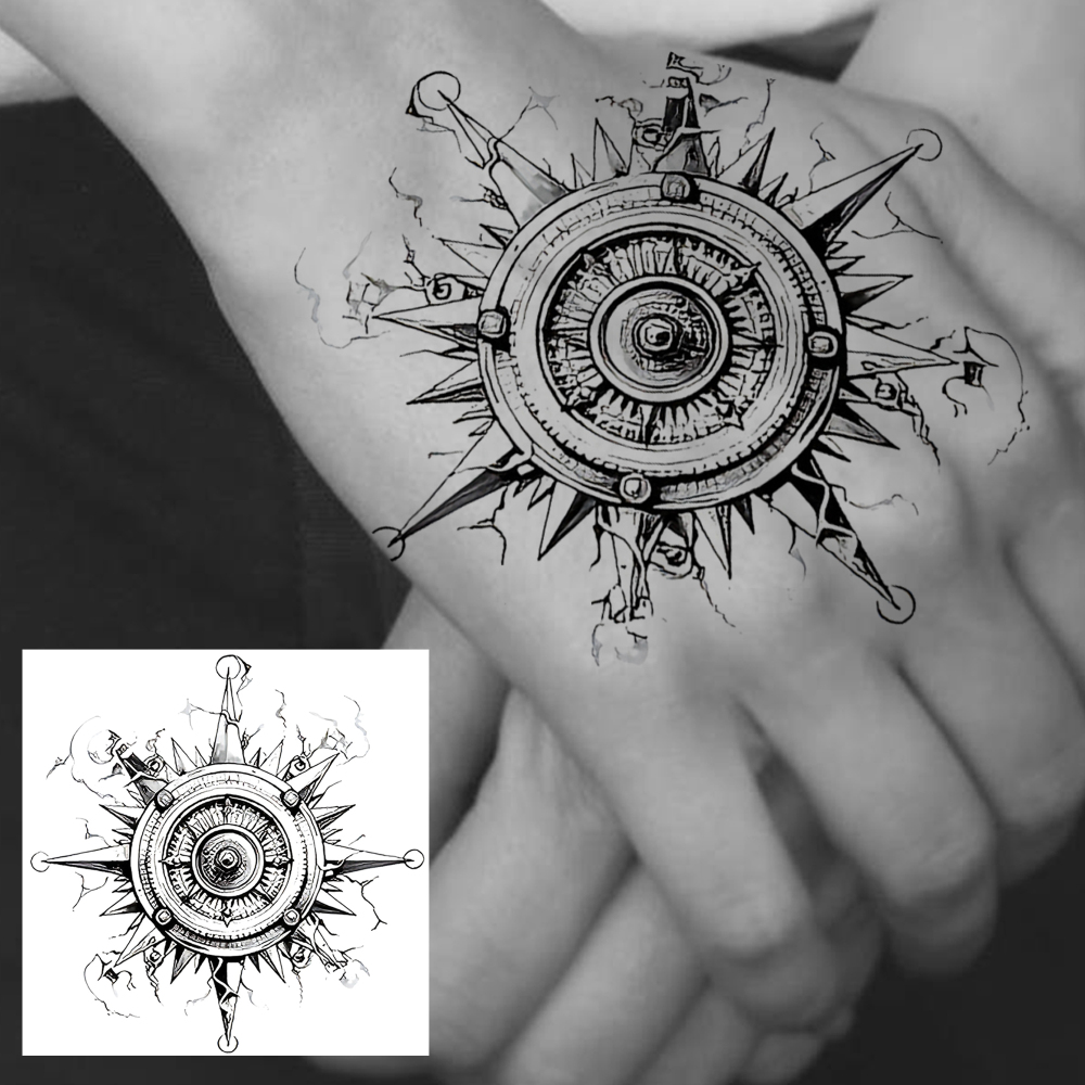 1 Sheet Dragon Temporary Tattoos For Women Men Adults Hands Finger Foot Neck Clavicle Legs Forearm Shank Arm Body Art Makeup, Semi Permanent Temp Fake Tattoo Stickers Waterproof Long Lasting Realistic Tatoos For Festival Party Accessory
