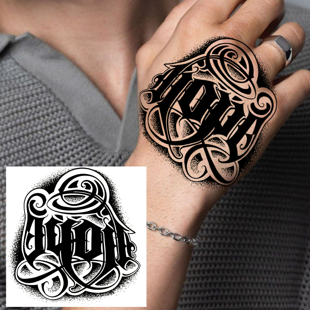 1 Sheet leopard Temporary Tattoos For Women Men Adults Hands Finger Foot Neck Clavicle Legs Forearm Shank Arm Body Art Makeup, Semi Permanent Temp Fake Tattoo Stickers Waterproof Long Lasting Realistic Tatoos For Festival Party Accessory