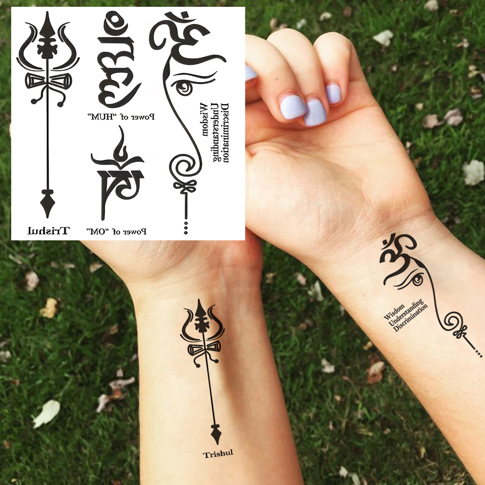 1 Sheet Tribal Totem Temporary Tattoos For Women Men Adults Hands Finger Foot Neck Clavicle Legs Forearm Shank Arm Body Art Makeup, Semi Permanent Temp Fake Tattoo Stickers Waterproof Long Lasting Realistic Tatoos For Festival Party Accessory