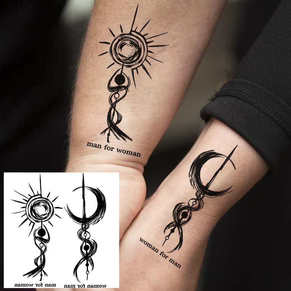 1 Sheet Y2K Totem Temporary Tattoos For Women Men Adults Hands Finger Foot Neck Clavicle Legs Forearm Shank Arm Body Art Makeup, Semi Permanent Temp Fake Tattoo Stickers Waterproof Long Lasting Realistic Tatoos For Festival Party Accessory