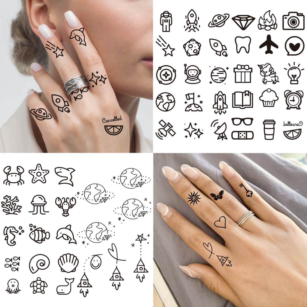 15 Sheets Y2K Temporary Tattoos For Women Men Adults Hands Finger Foot Neck Clavicle Legs Thigh Forearm Shank Arm Body Art Makeup, Semi Permanent Temp Fake Tattoo Stickers Waterproof Long Lasting Realistic Tatoos For Festival Party Accessory