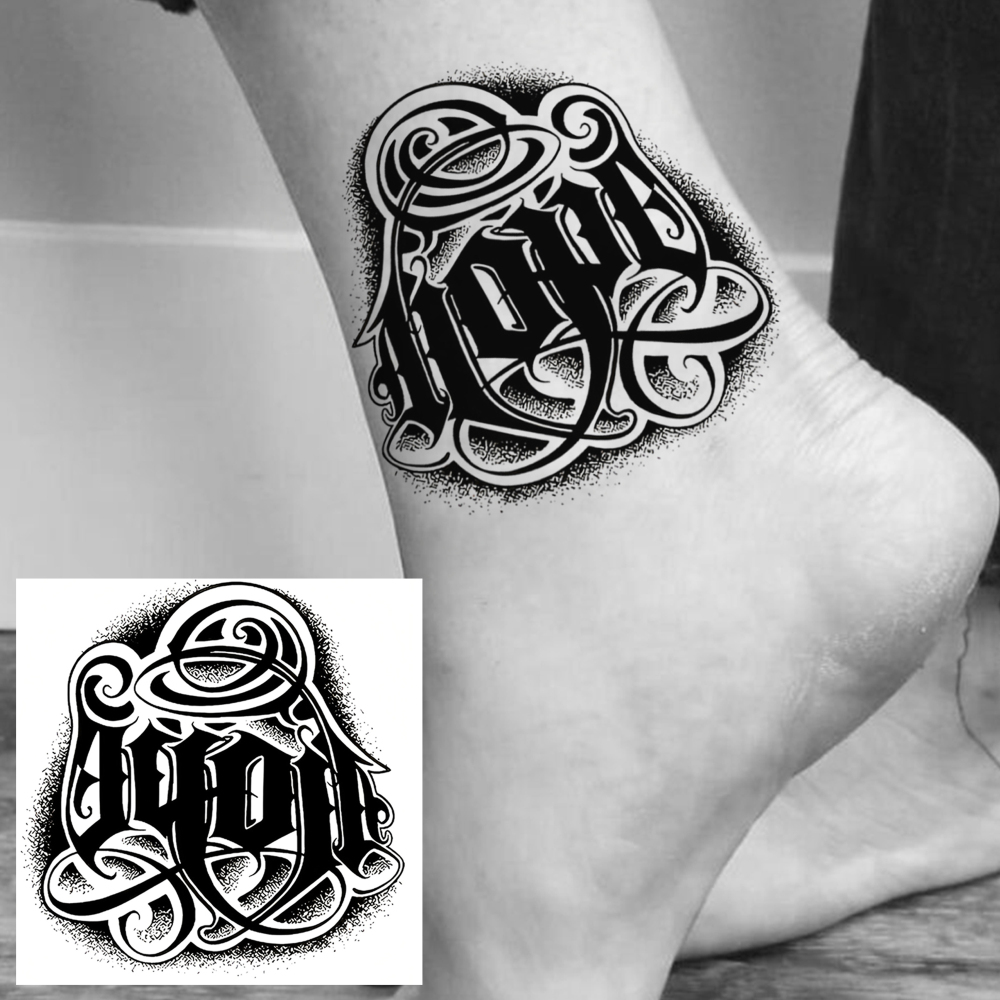 1 Sheet Y2K Hope Temporary Tattoos For Women Men Adults Hands Finger Foot Neck Clavicle Legs Forearm Shank Arm Body Art Makeup, Semi Permanent Temp Fake Tattoo Stickers Waterproof Long Lasting Realistic Tatoos For Festival Party Accessory