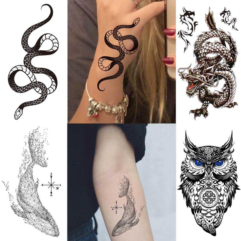 15 Sheets Cute Y2K Temporary Tattoos For Women Men Adults Hands Finger Foot Neck Clavicle Legs Thigh Forearm Shank Arm Body Art Makeup, Semi Permanent Temp Fake Tattoo Stickers Waterproof Long Lasting Realistic Tatoos For Festival Party Accessory