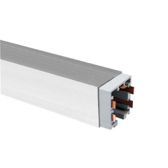 Система кабельных каналов для силовых и осветительных шин типа W с корпусом из алюминиевого сплава.