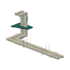 RTJZ Композитный изолированный шинопровод из вулканической породы, силикатного минерала, огнестойкого литья