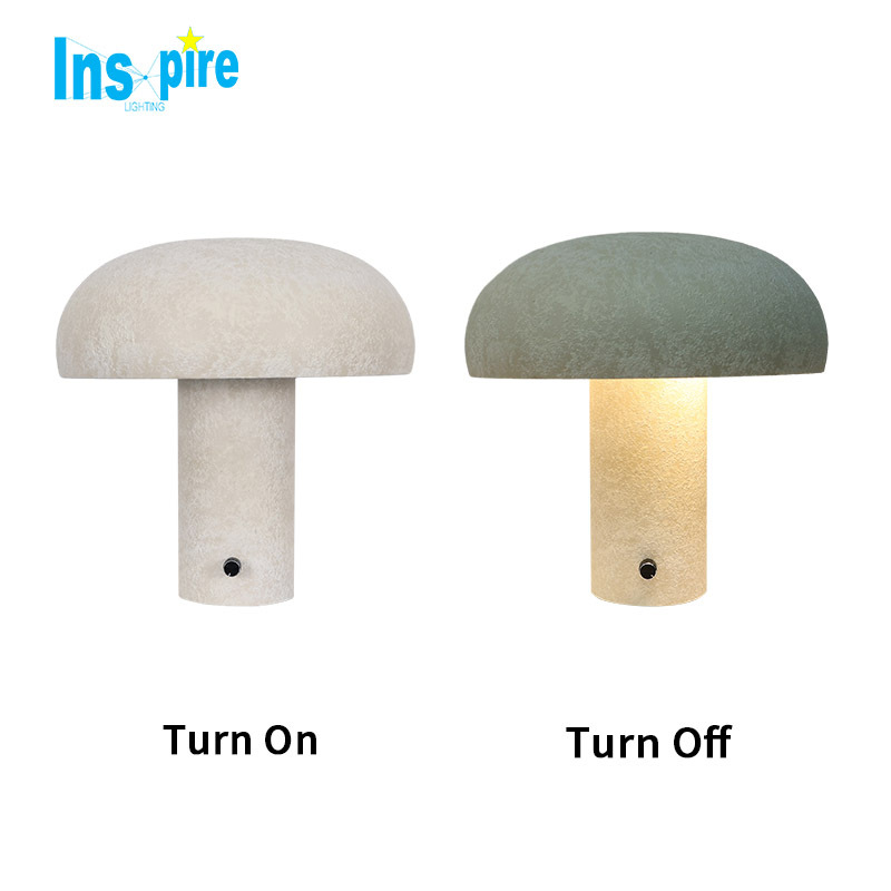 Modern Eye protection Creative LED Desk Lamp Nordic Hotel Bedside Decorative Metal Mushroom Table Lamps for Bedroom
