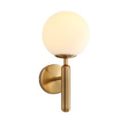 INSPIRE Modern Glass Luxury Wall Lamp Hotel Home Decor LED Indoor Light Black Gold Bedroom Wall Light Lamp