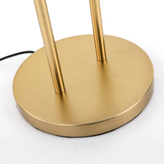 Nordic Hotel Golden Metal Frame Decorative Lighting LED Modern Standing Floor Lamp for Living Room Decor