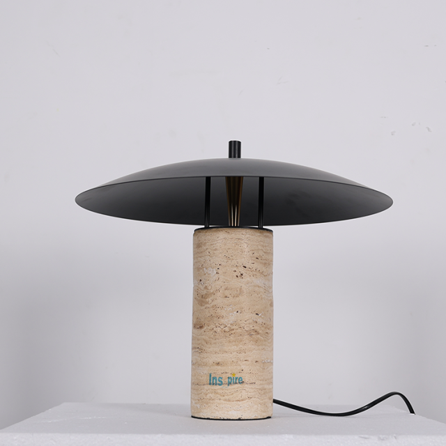 Travertine Luxury Modern Mushroom Simple Living Room Tischlampe Led Bedside Reading Desk Lampe De Table Lamp for Restaurants