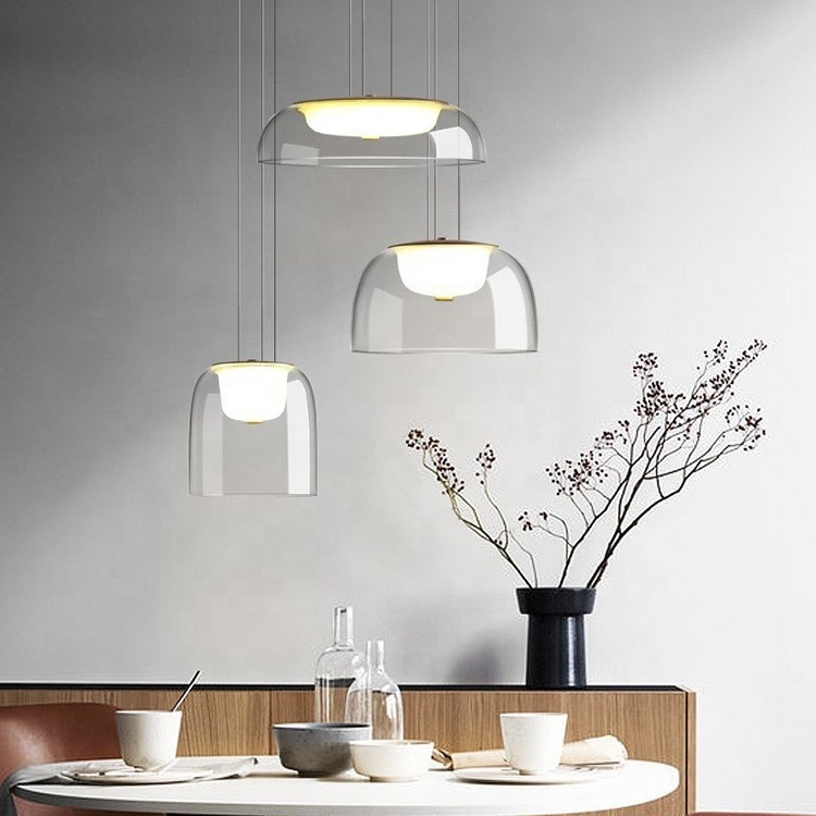 Hotel Dining Room Decor White Luxury Modern Art Design Blown Glass Chandelier Pendant Light