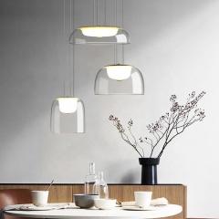 Hotel Dining Room Decor White Luxury Modern Art Design Blown Glass Chandelier Pendant Light