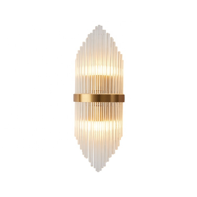 Luxury Modern Minimalist Fancy Indoor Wall Light Crystal Bedside Led Wall Light for Home Room Decor
