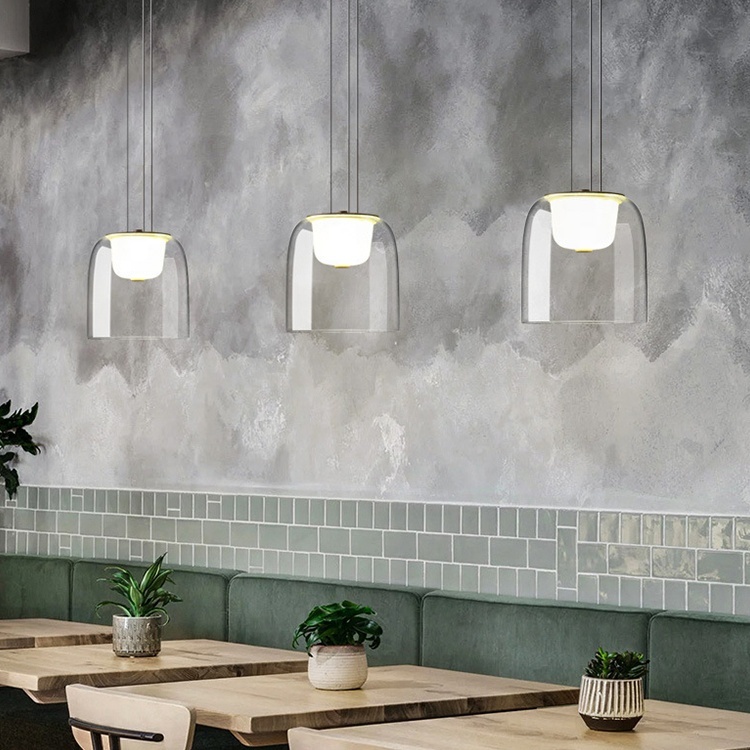 Hotel Dining Room Decor White Luxury Modern Art Design Blown Glass Chandelier Pendant Light