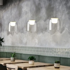 Hotel Dining Room Decor White Luxury Modern Art Design Blown Glass Chandelier Pendant Light